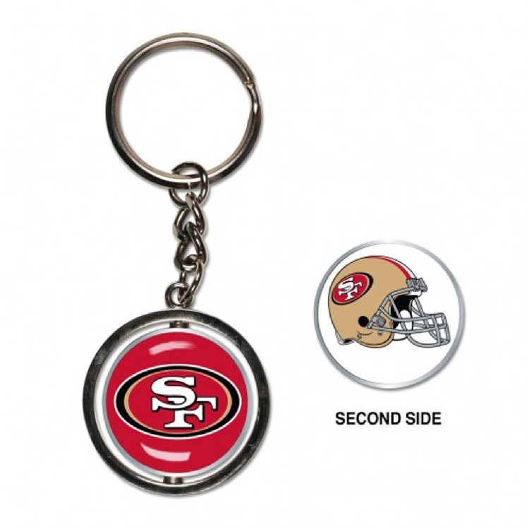 San Francisco 49ers Key Ring Spinner Style