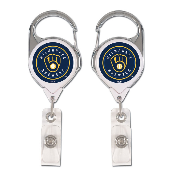 Milwaukee Brewers Badge Holder Premium Retractable