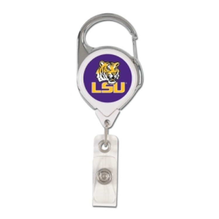 LSU Tigers Retractable Premium Badge Holder