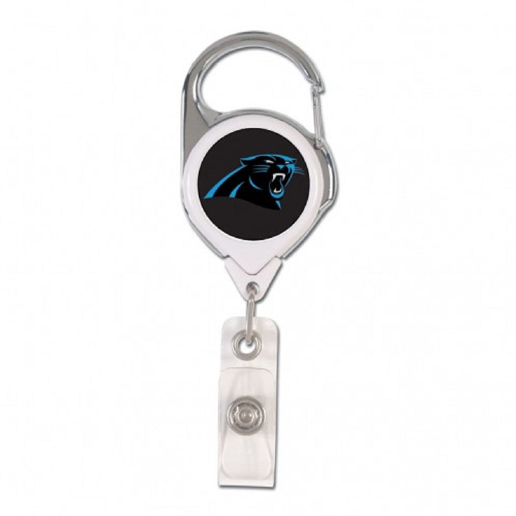 Carolina Panthers Retractable Premium Badge Holder