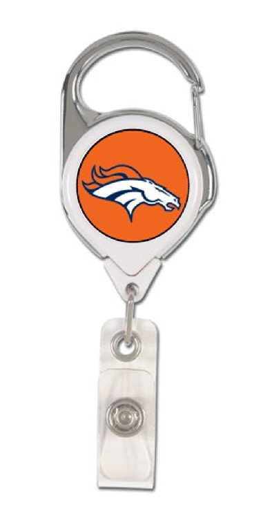 Denver Broncos Retractable Premium Badge Holder