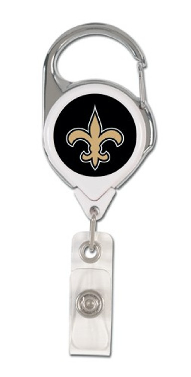 New Orleans Saints Retractable Premium Badge Holder