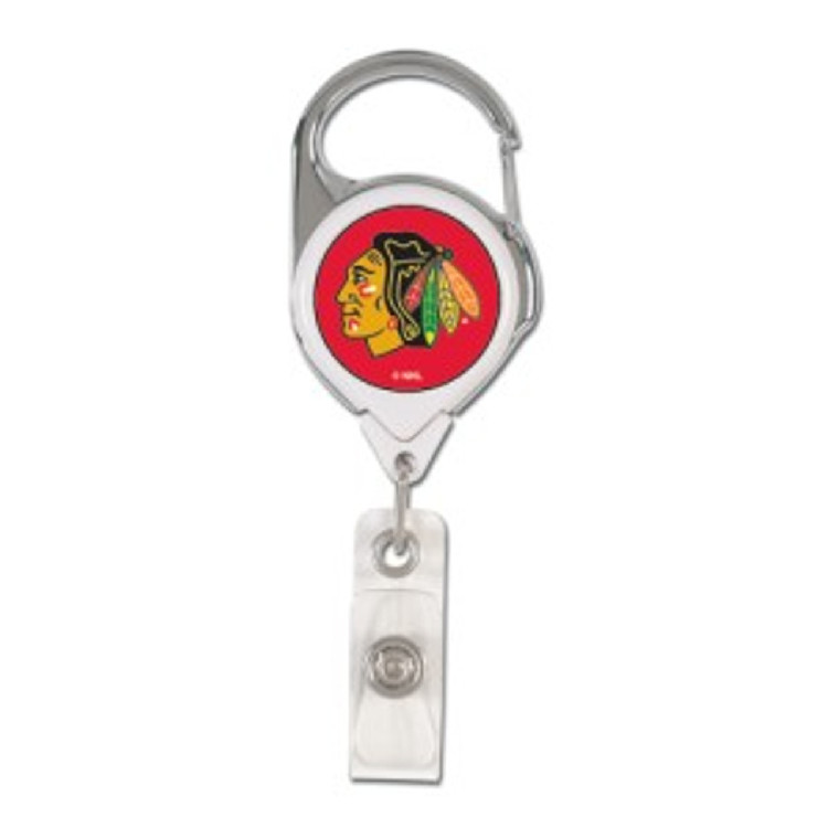 Chicago Blackhawks Retractable Premium Badge Holder