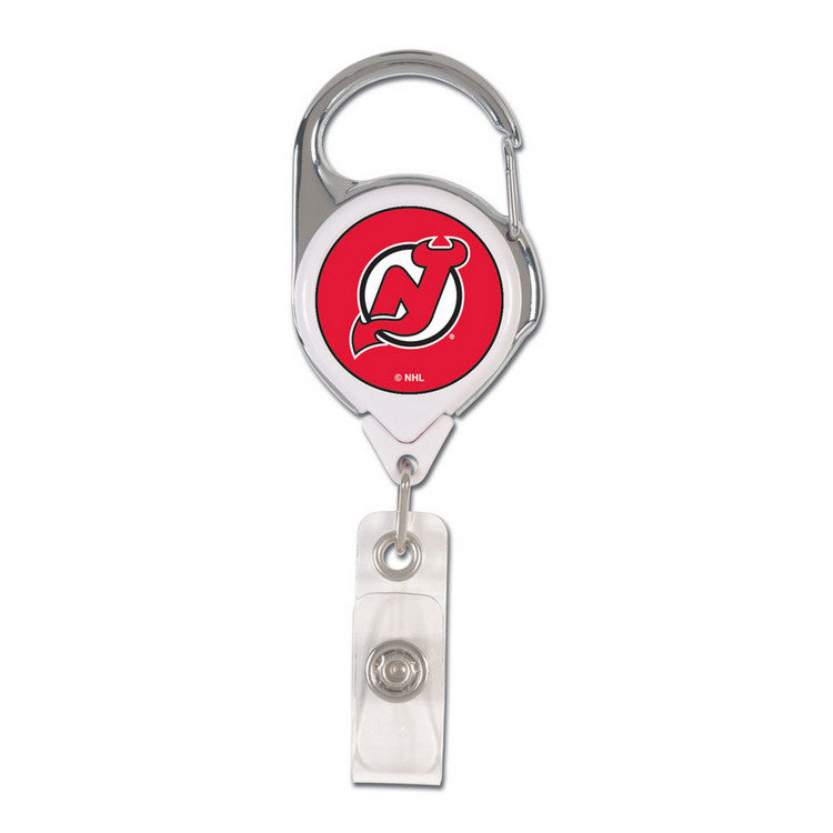 New Jersey Devils Badge Holder Premium Retractable