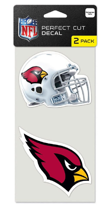 Arizona Cardinals Set of 2 Die Cut Decals