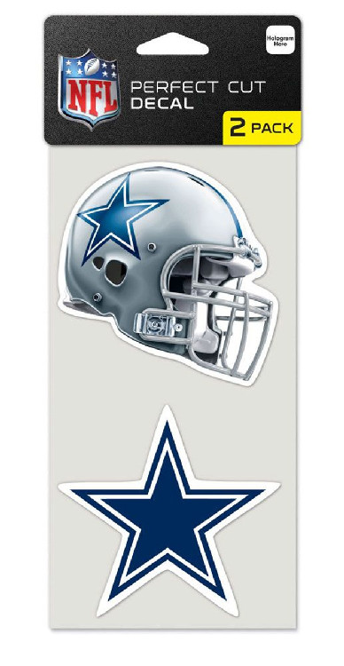 Dallas Cowboys Set of 2 Die Cut Decals