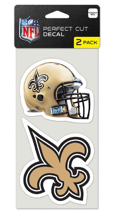 New Orleans Saints Set of 2 Die Cut Decals