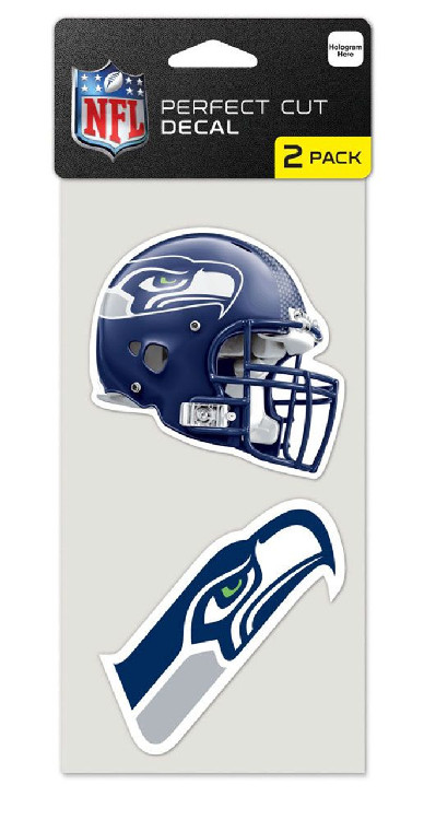 Seattle Seahawks Set of 2 Die Cut Decals