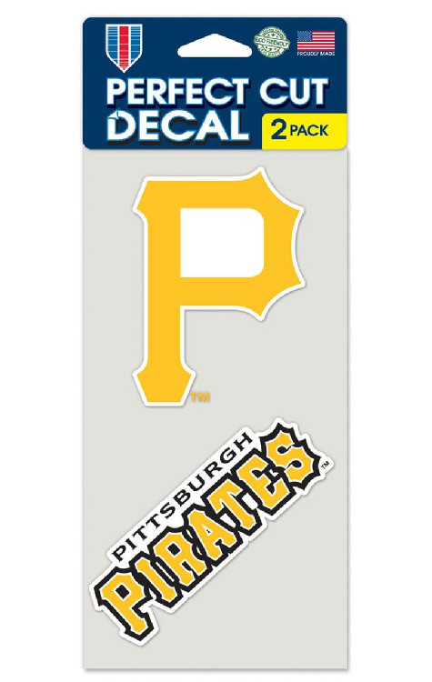 Pittsburgh Pirates Set of 2 Die Cut Decals