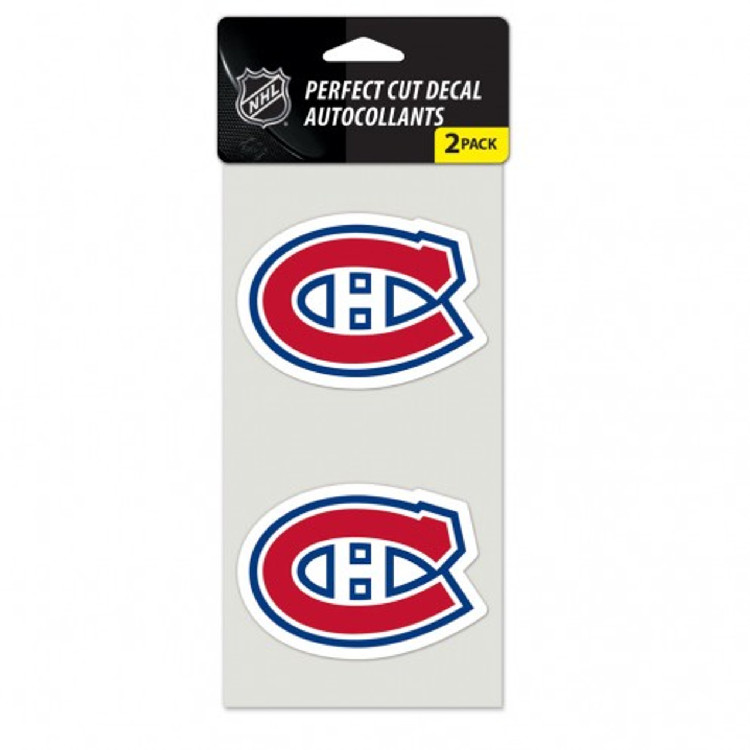 Montreal Canadiens Set of 2 Die Cut Decals