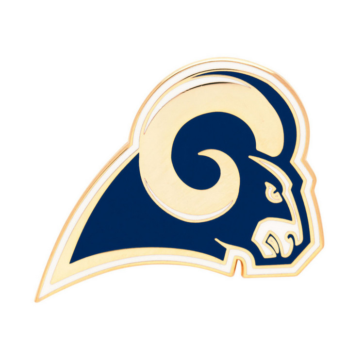 Los Angeles Rams Pin Collector Jewelry Card Style