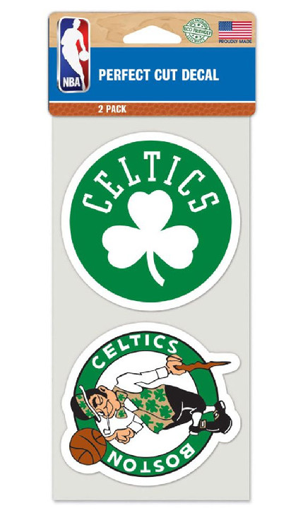 Boston Celtics Set of 2 Die Cut Decals