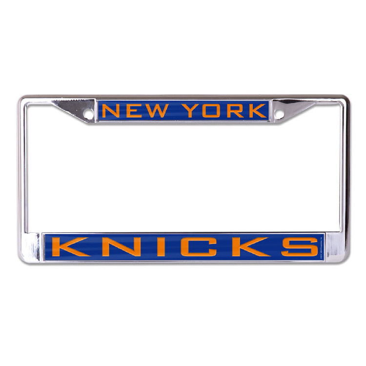 New York Knicks License Plate Frame - Inlaid