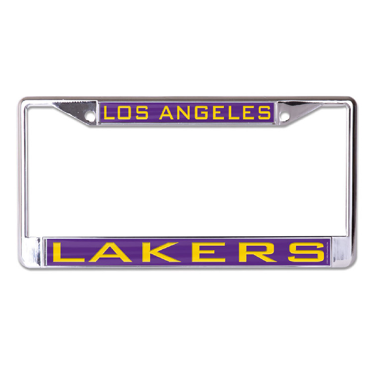 Los Angeles Lakers License Plate Frame - Inlaid