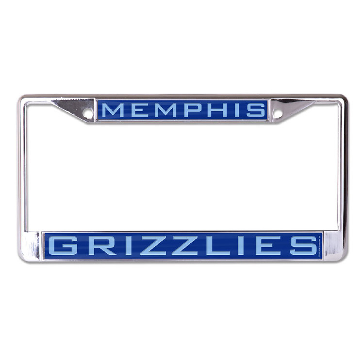 Memphis Grizzlies License Plate Frame - Inlaid