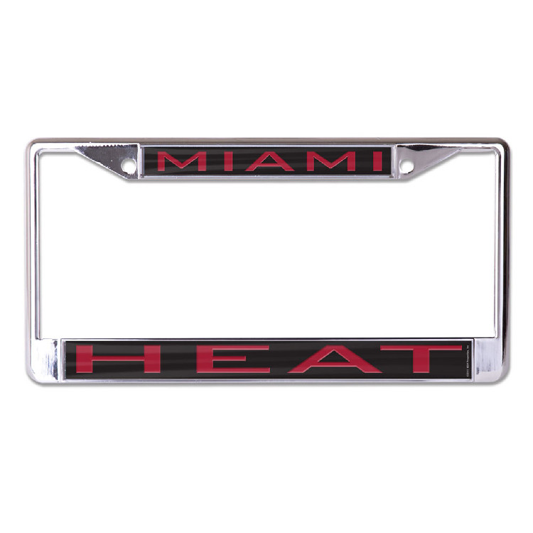 Miami Heat License Plate Frame - Inlaid