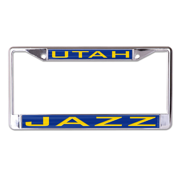 Utah Jazz License Plate Frame - Inlaid