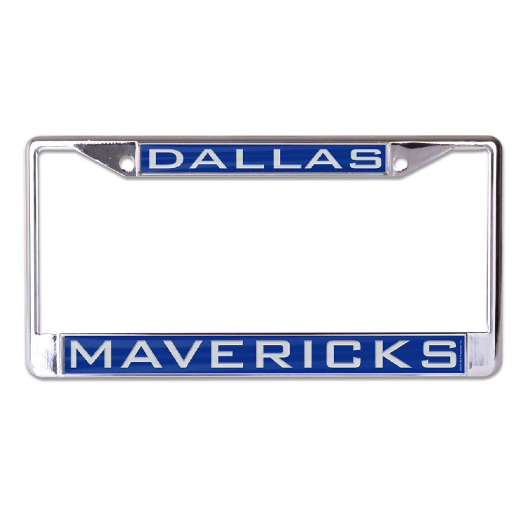 Dallas Marvericks License Plate Frame - Inlaid