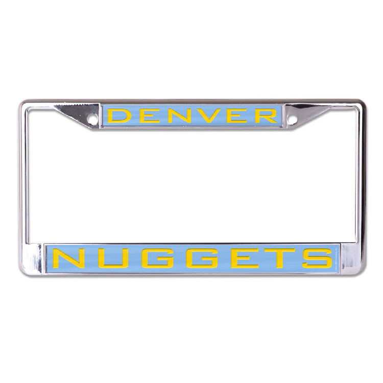 Denver Nuggets License Plate Frame - Inlaid