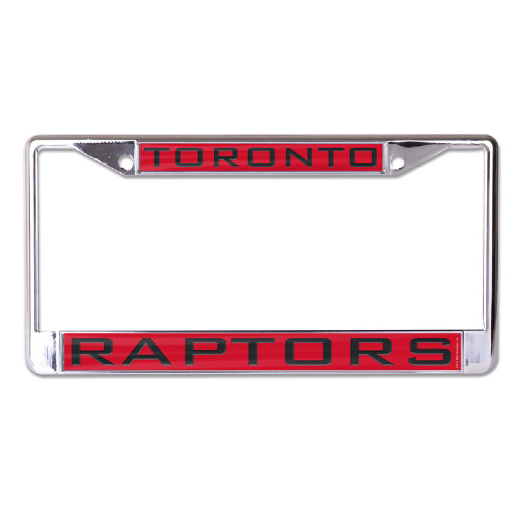 Toronto Raptors License Plate Frame - Inlaid