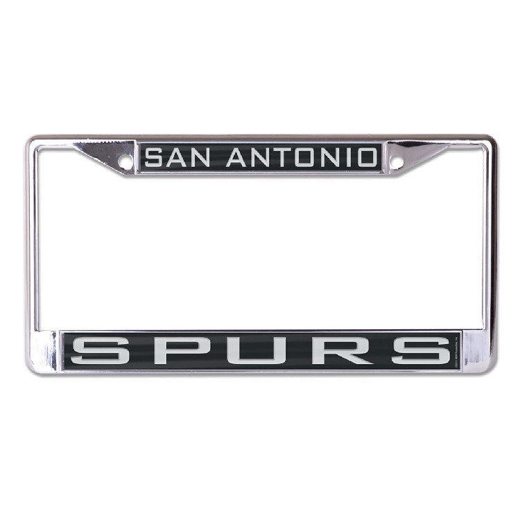 San Antonio Spurs License Plate Frame - Inlaid