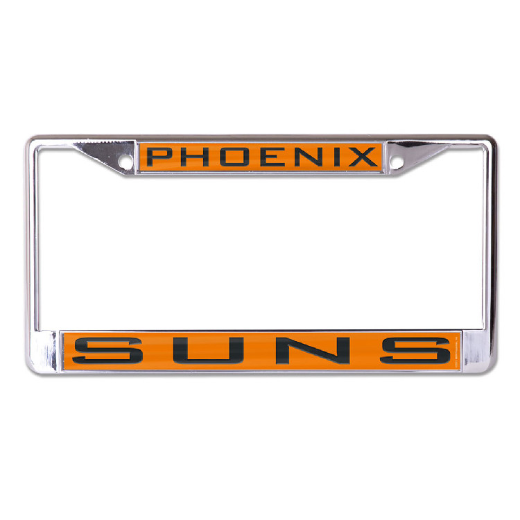 Phoenix Suns License Plate Frame - Inlaid