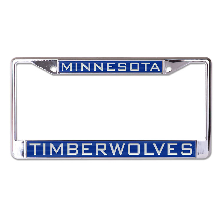 Minnesota Timberwolves License Plate Frame - Inlaid