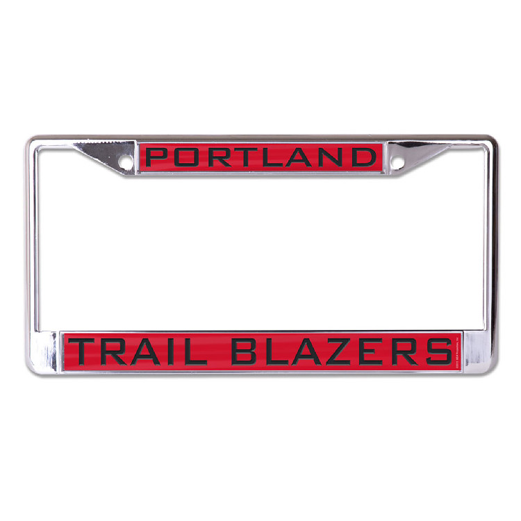 Portland Trail Blazers License Plate Frame - Inlaid