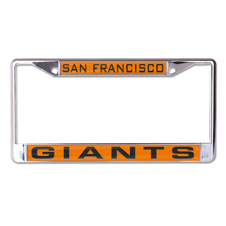 San Francisco Giants License Plate Frame - Inlaid