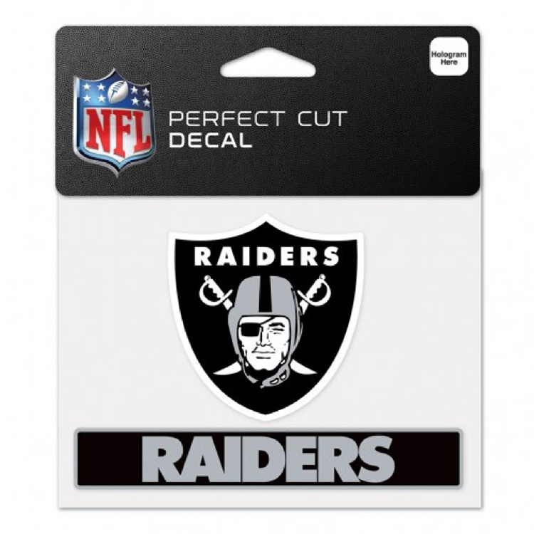 Las Vegas Raiders Decal 4.5x5.75 Perfect Cut Color