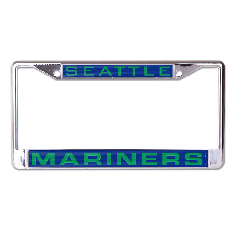 Seattle Mariners License Plate Frame - Inlaid