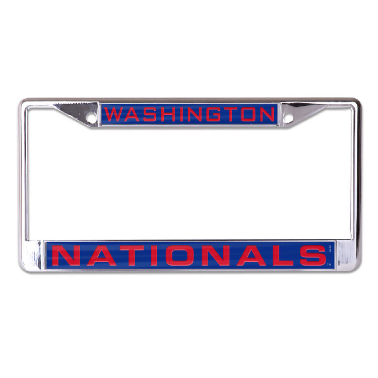 Washington Nationals License Plate Frame - Inlaid