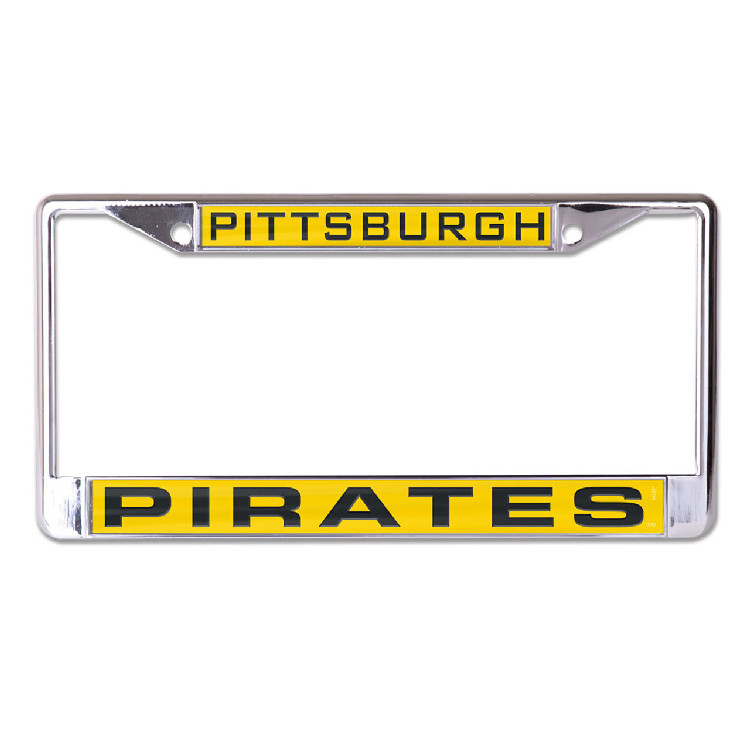 Pittsburgh Pirates License Plate Frame - Inlaid