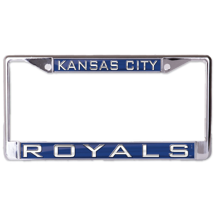 Kansas City Royals License Plate Frame - Inlaid