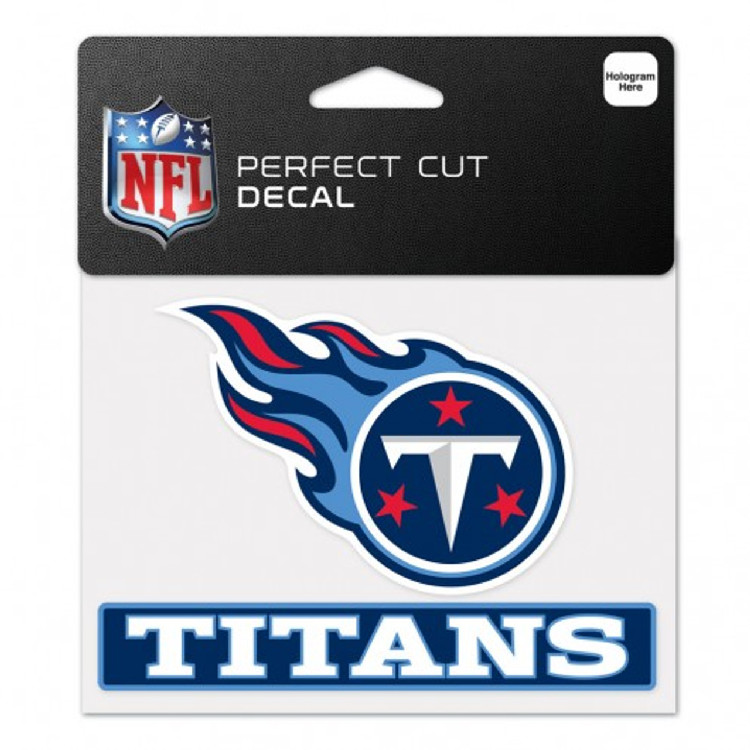 Tennessee Titans Decal 4.5x5.75 Perfect Cut Color