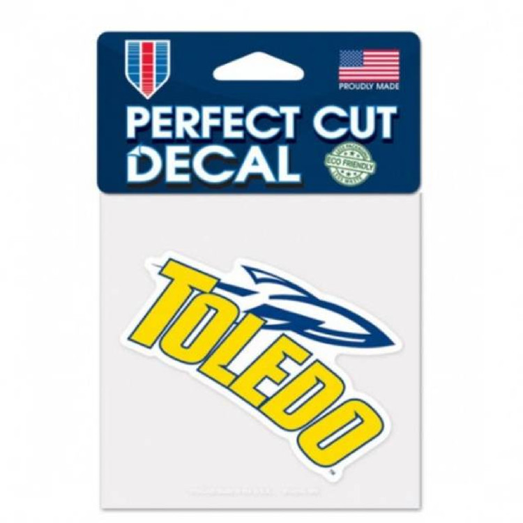 Toledo Rockets Decal 4x4 Perfect Cut Color