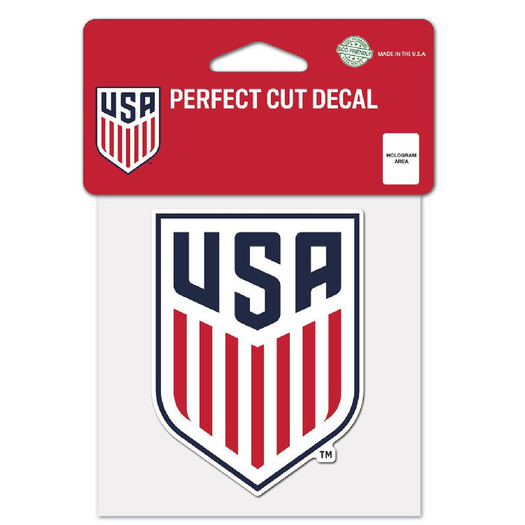 US Soccer National Team Decal 4x4 Perfect Cut Color