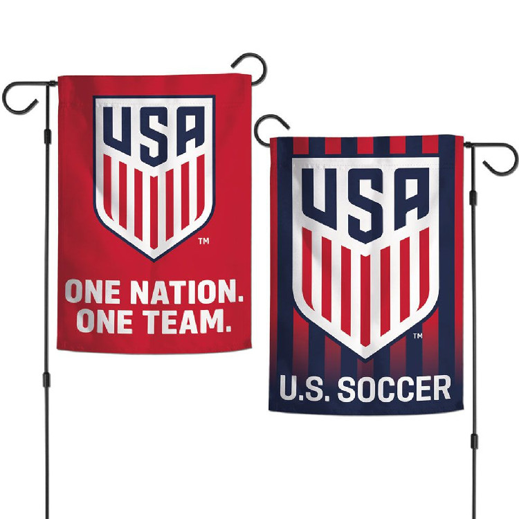 US Soccer National Team Flag 12x18 Garden Style 2 Sided