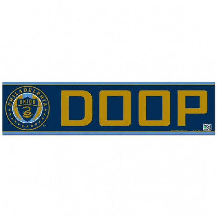 Philadelphia Union Decal 3x12 Bumper Strip Style DOOP Design