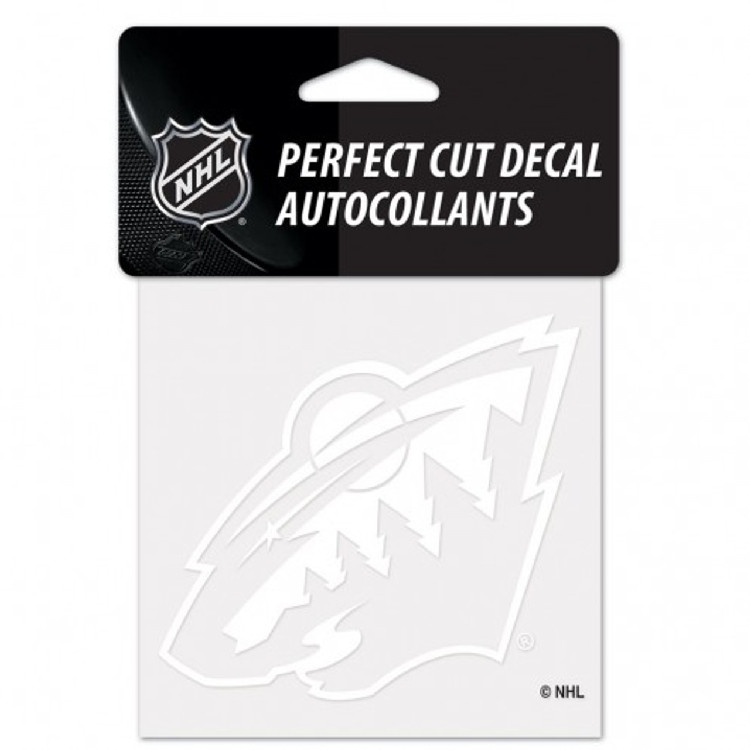 Minnesota Wild Decal 4x4 Perfect Cut White