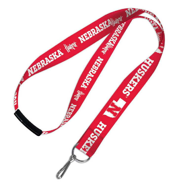 Nebraska Cornhuskers Lanyard 3/4 Inch Breakaway with Detachable Buckle