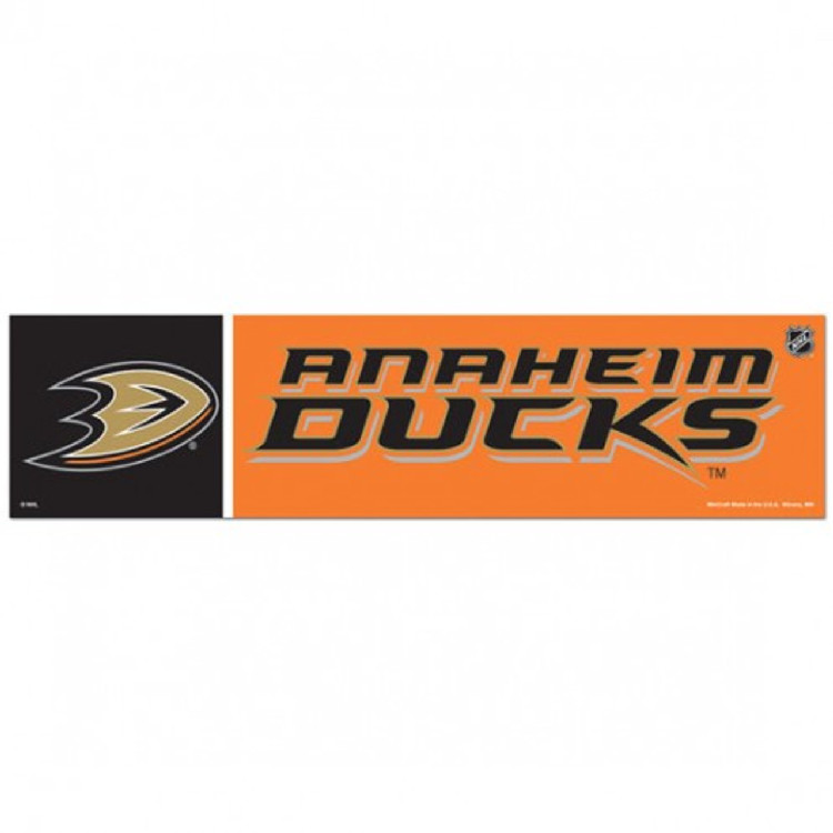 Anaheim Ducks Decal 3x12 Bumper Strip Style