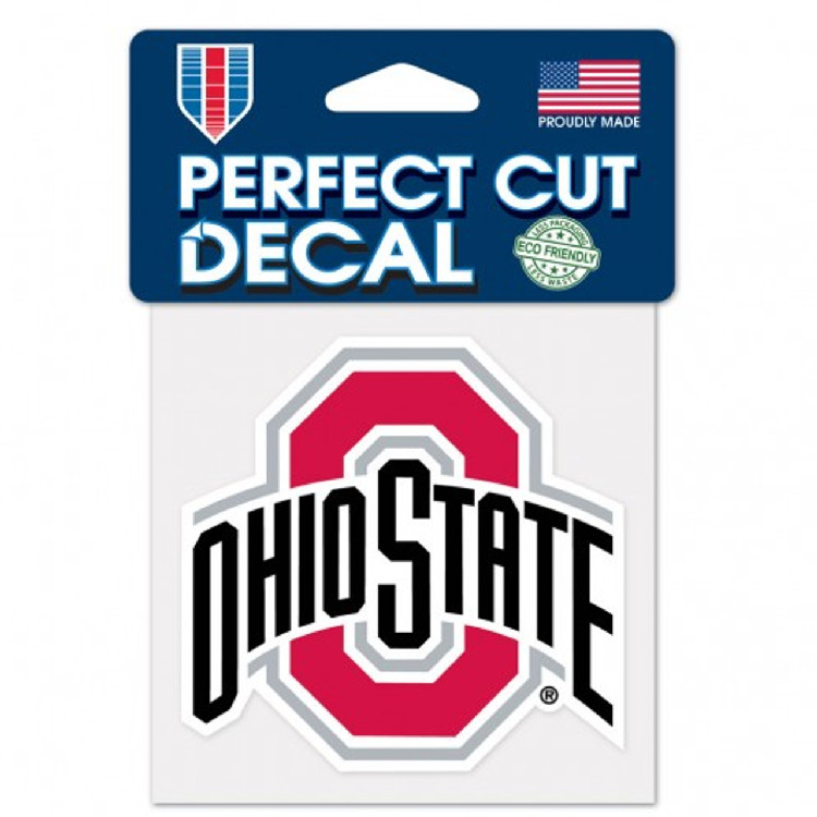 Ohio State Buckeyes Decal 4x4 Perfect Cut Color