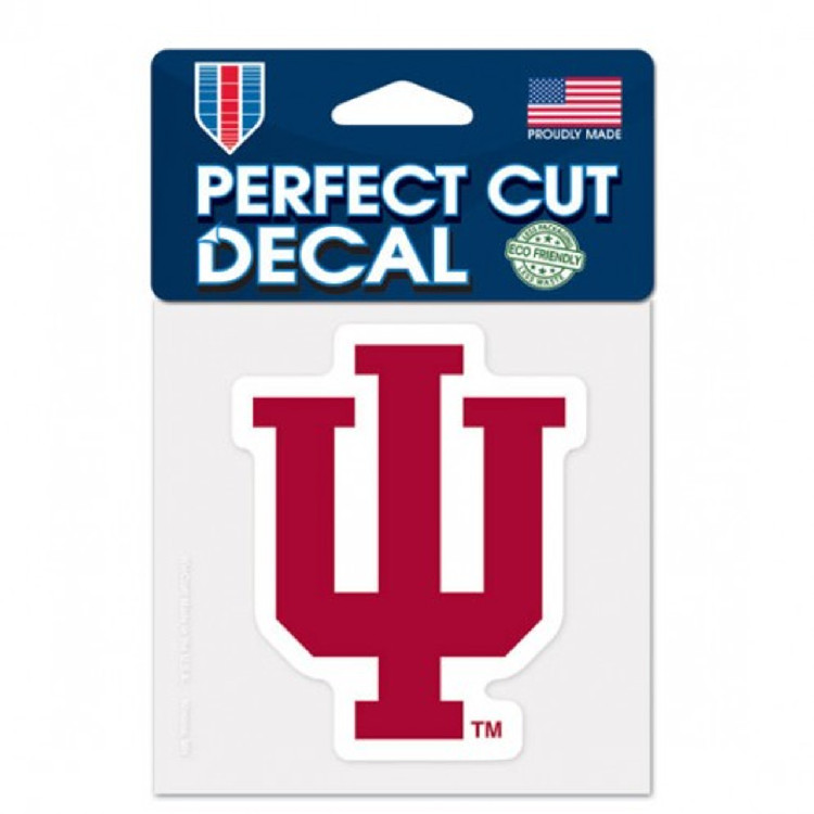 Indiana Hoosiers Decal 4x4 Perfect Cut Color