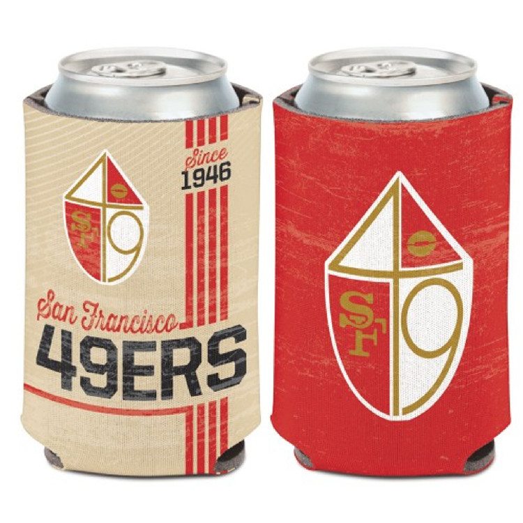 San Francisco 49ers Can Cooler Vintage Design