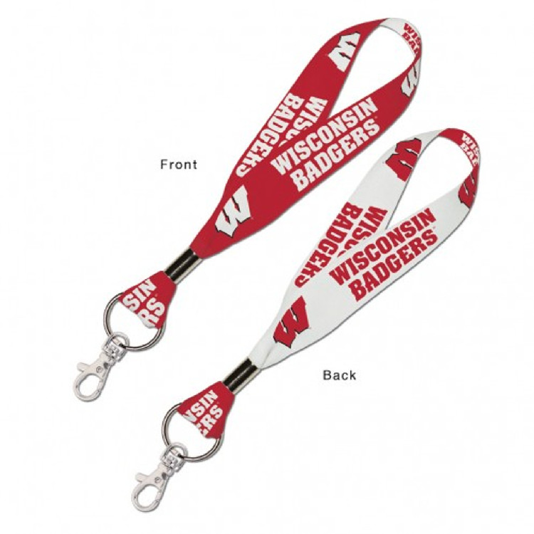 Wisconsin Badgers Key Strap 1 Inch