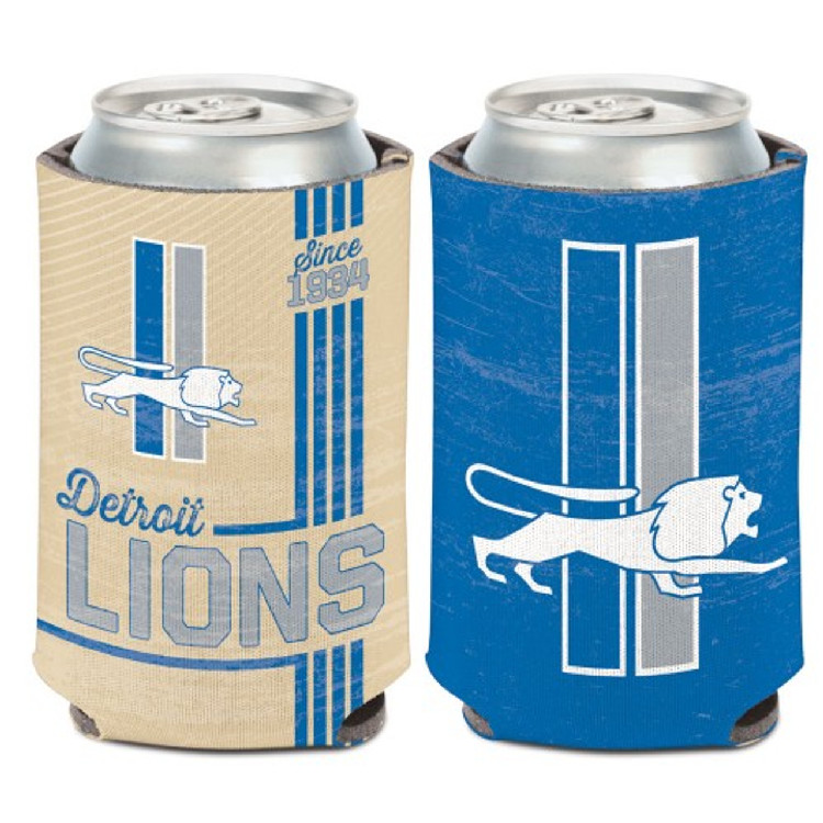 Detroit Lions Can Cooler Vintage Design