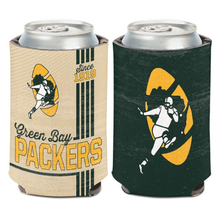 Green Bay Packers Can Cooler Vintage Design