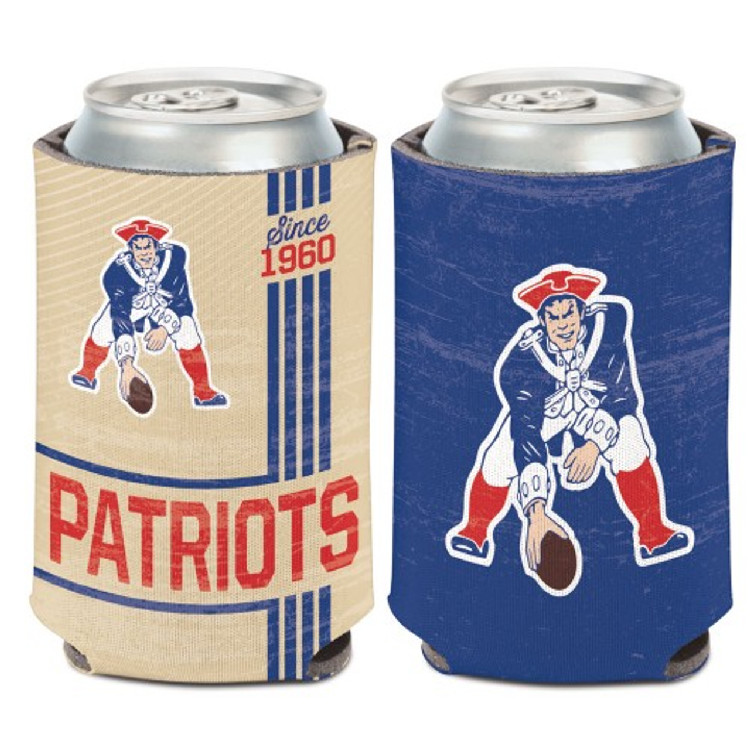 New England Patriots Can Cooler Vintage Design