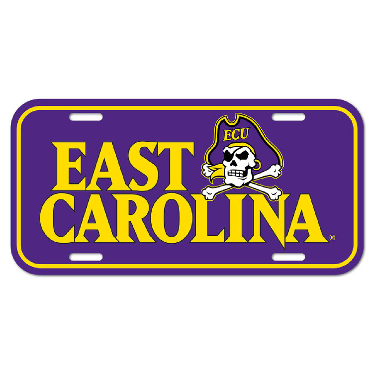 East Carolina Pirates License Plate